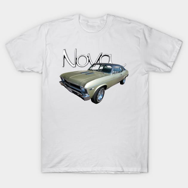 1968 Nova SS T-Shirt by Permages LLC